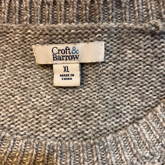 grey textured sweater - Picture 2 of 2